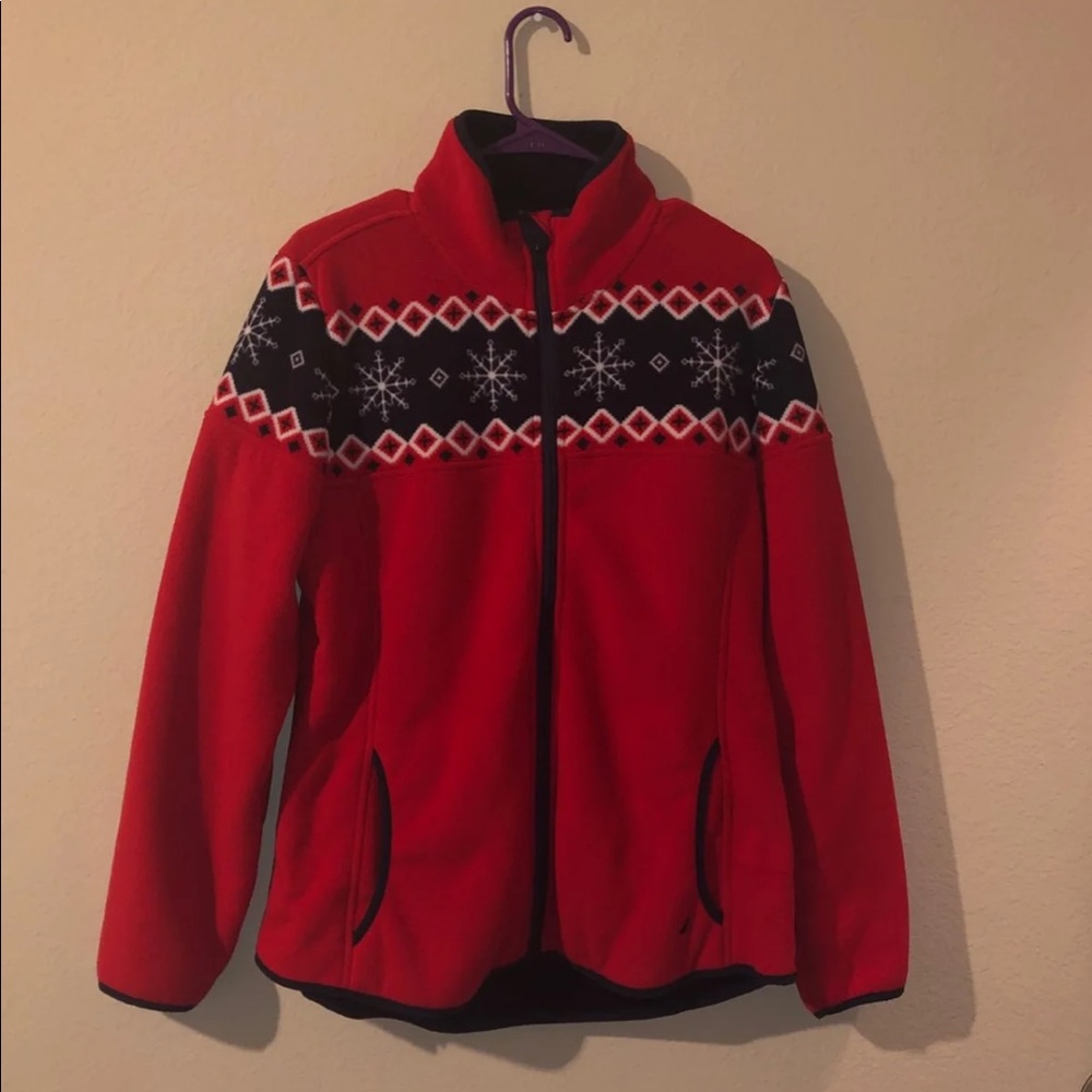 Nautica Fleece Zip Up Jacket